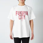 SHUSHUSHUの『シュシュシュの娘』FUKUYA CITYグッズ ピンク スタンダードTシャツ