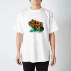 ゆるはちゅ日和のビビッドツノガエル Regular Fit T-Shirt