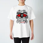 SAUNA JUNKIES | サウナジャンキーズのSAUNA HEAVEN(黒プリント) Regular Fit T-Shirt