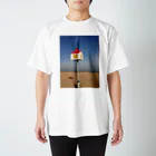 たつのおしごとのPost on the beach スタンダードTシャツ