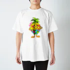 2525aloha_xoxo_hawaiiのALOHA(Ü)Pineapple♡Boy Regular Fit T-Shirt