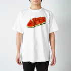 脂身通信Ｚのすいか_2108 Regular Fit T-Shirt