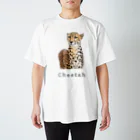 いきもの大好き！ほほえみフレンズのチーターやっぱりカッコいい！ Regular Fit T-Shirt