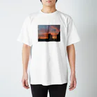 Baymom PhotographyのKaihin Makuhari Sunset 海浜幕張サンセット スタンダードTシャツ