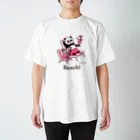 キッチュのビーチで！　pink　パンダのおはなし Regular Fit T-Shirt