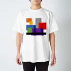 MOMo’s shopの四角だけ Regular Fit T-Shirt