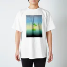 miiyaの三居屋のa piece of animation 夕空うさぎ  Ta スタンダードTシャツ