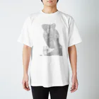 フジリンゴ族のお店の弥勒菩薩の線画 Regular Fit T-Shirt