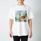 よいこのきんぎょの打ち水 スタンダードTシャツ