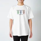 アオフジマキのドットクリームソーダ Regular Fit T-Shirt