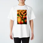 Toshiaki Sakuraiのチューリップいっぱい スタンダードTシャツ