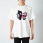 SEOのホワイトハットジャパンの白野おぷちと黒木凛紅からのプレゼント Regular Fit T-Shirt