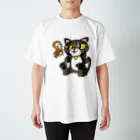 プリン先輩のお店のキジトラ猫とスズメさんニャン♪ Regular Fit T-Shirt