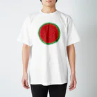 mekadangoのスイカ(赤) Regular Fit T-Shirt