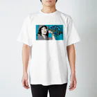 PrimalBlue（プライマルブルー）のサウナガール　ブルー Regular Fit T-Shirt