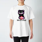 オリジナルデザインTシャツ　SMOKIN'の飴ちゃんモクモックマ 黒 スタンダードTシャツ