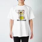 オリジナルデザインTシャツ　SMOKIN'の一服モクモックマ  白 スタンダードTシャツ