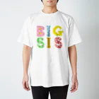 BISOUSの兄弟姉妹おそろいTシャツ　SISTER　おねえちゃん スタンダードTシャツ