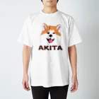 だいな&えでぃのAKITA 赤 スタンダードTシャツ