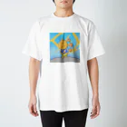 くりぼーや ショップのkuri thunder Regular Fit T-Shirt