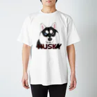 だいな&えでぃのHUSKY 黒 スタンダードTシャツ