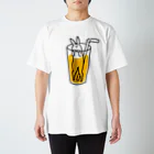 タドリのうさぎサイダー オレンジ Regular Fit T-Shirt