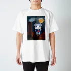 situji_to_meiの露天商の屋根上のネコ Regular Fit T-Shirt