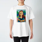 こどもびじゅつかんの小２のモナリザ Regular Fit T-Shirt