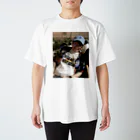 24NEET@Memoryの｢下向きムーア｣ Regular Fit T-Shirt
