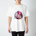 桃色摩天楼のピンクチャイナ娘 スタンダードTシャツ