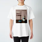 Teal Blue CoffeeのCoffee frappe Regular Fit T-Shirt