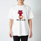 オリジナルデザインTシャツ　SMOKIN'の玉のりモクモックマ  飴ちゃんフェイス ピンク Regular Fit T-Shirt