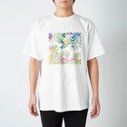 Channu's shopのColorful Watercolor (square) スタンダードTシャツ