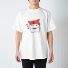 🍙猫かぶりさんのおうち🍙の猫かぶりさん_照れちゃう スタンダードTシャツ