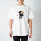MOMOWORKのミニキャラ0006_A Regular Fit T-Shirt