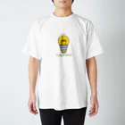 ヒヨコの店のヒラメキ電球 スタンダードTシャツ