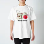 オリジナルデザインTシャツ　SMOKIN'のうつぶせモクモックマA 白 Regular Fit T-Shirt