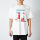 cocono fest. 公式SUZURIショップのmasuda mikuコラボTシャツ（ブルー×レッド） スタンダードTシャツ