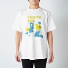 cocono fest. 公式SUZURIショップのmasuda mikuコラボTシャツ（イエロー×ブルー） スタンダードTシャツ