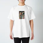 GoroLogoの日本画シリーズ3 スタンダードTシャツ