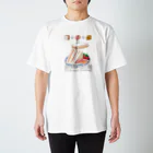 Rook'sVisionのたべものさんすう はむちーずさんど Regular Fit T-Shirt