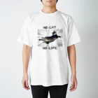 meow.の猫のちぃちゃん。(NO CAT  NO LIFE) Regular Fit T-Shirt