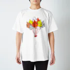 LalaHangeulのフウセンウオさん達 Regular Fit T-Shirt