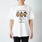 シロクマ商店の三猿 スタンダードTシャツ