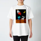 三白眼ちゃんのうちゅう、みかづき Regular Fit T-Shirt