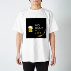 シャルルのno beer no life Regular Fit T-Shirt