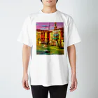 GALLERY misutawoのイタリア ヴェネツィアの夕暮れ スタンダードTシャツ