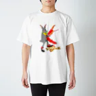 sasabeerのウサギター　カニ爪 Regular Fit T-Shirt