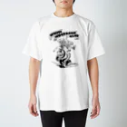 nidan-illustrationの"WHITE MUSTACHE CLUB"(タイトルなし)) Regular Fit T-Shirt