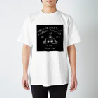 SumiReのウィジャボード　Ouija　黒 スタンダードTシャツ